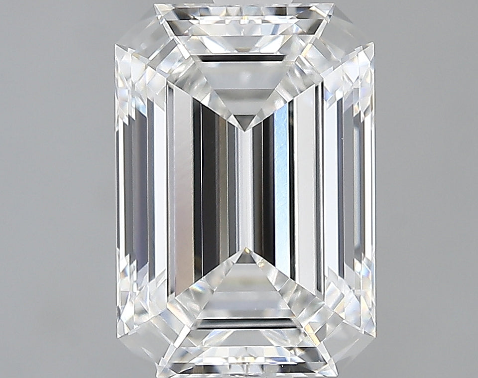 Lab-Grown 2.54 Carat Emerald Cut Diamond color E Clarity VVS2, precious stones, engagement diamonds