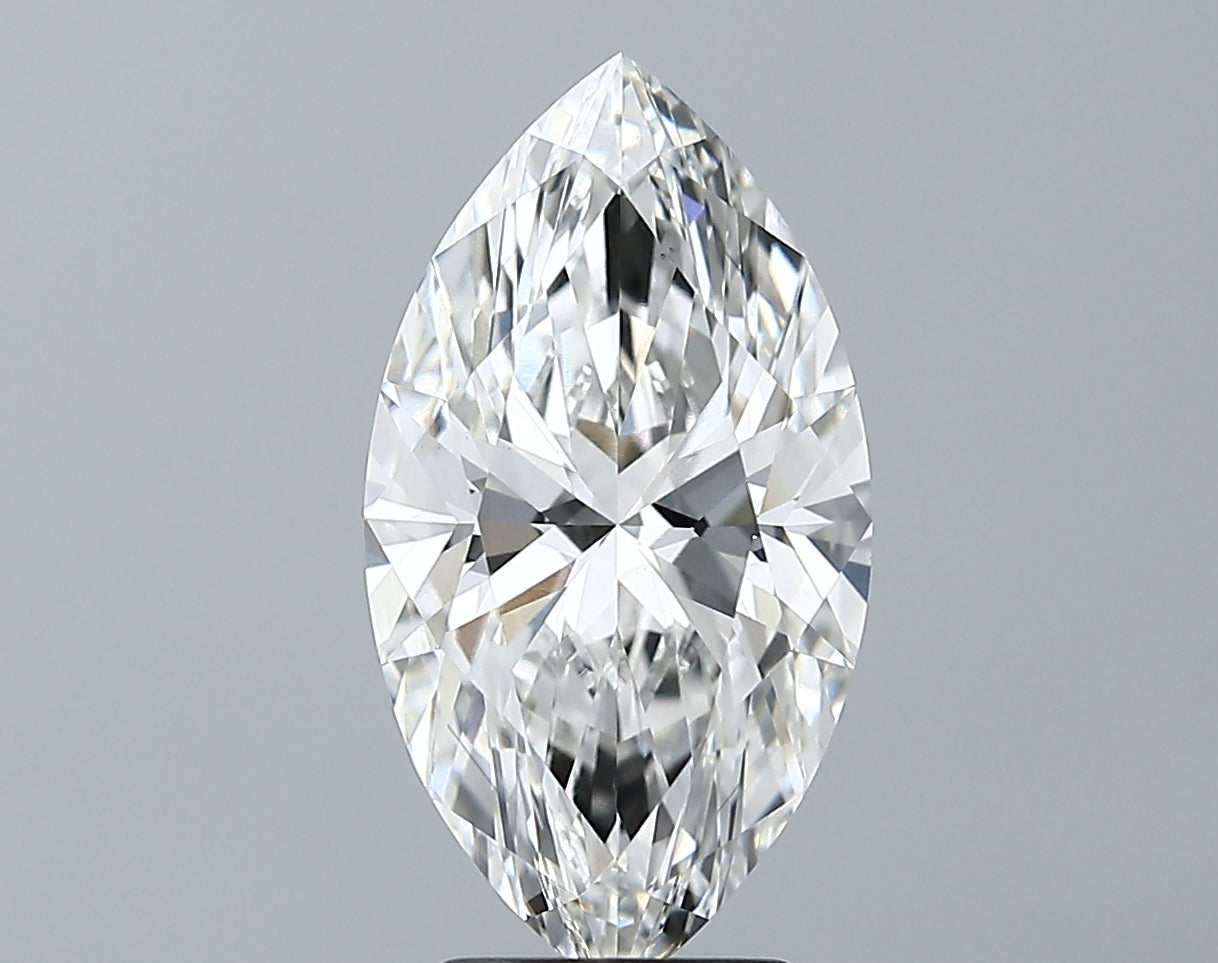Lab-Grown 3.01 Carat Marquis Shape Diamond color G Clarity VS1 With GIA Certificate, precious stones, engagement diamonds