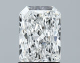 Lab-Grown 1.45 Carat Radiant Cut Diamond color E Clarity VVS1 With GIA Certificate, precious stones, engagement diamonds