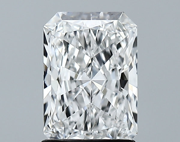 Lab-Grown 1.57 Carat Radiant Cut Diamond color E Clarity VS1, precious stones, engagement diamonds