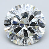 3.20 Carat Round Brilliant Diamond color H Clarity I1, natural diamonds, precious stones, engagement diamonds