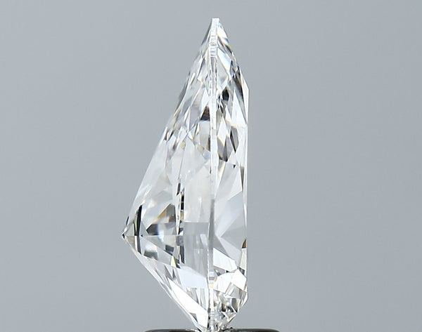 Lab-Grown 3.17 Carat Pear Shape Diamond color E Clarity VVS2 With GIA Certificate, precious stones, engagement diamonds