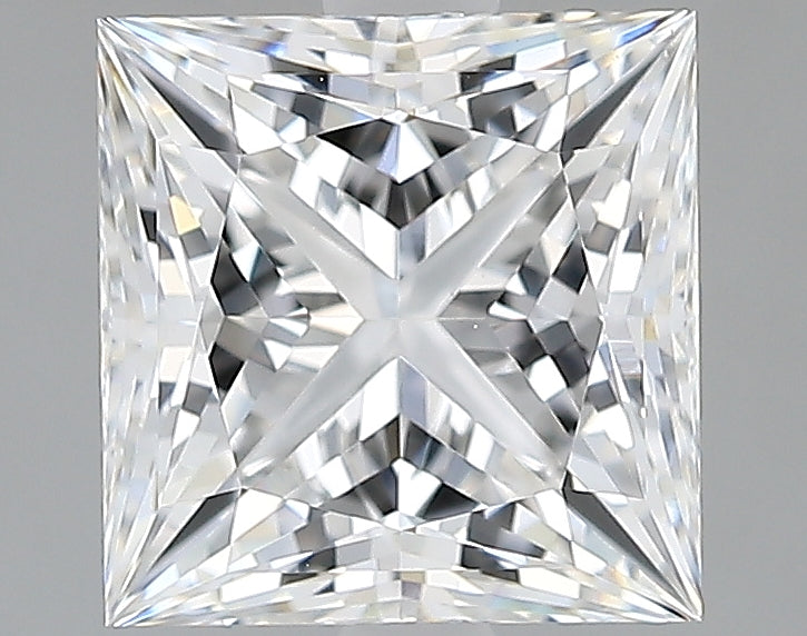 Lab-Grown 2.04 Carat Princess Cut Diamond color E Clarity VVS2, precious stones, engagement diamonds