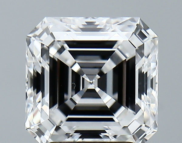 Lab-Grown 3.00 Carat Asscher Cut Diamond color D Clarity VS1 With GIA Certificate, precious stones, engagement diamonds