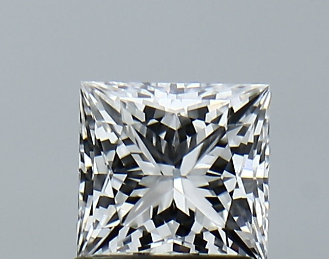 Lab-Grown 1.04 Carat Princess Cut Diamond color E Clarity VVS2, precious stones, engagement diamonds