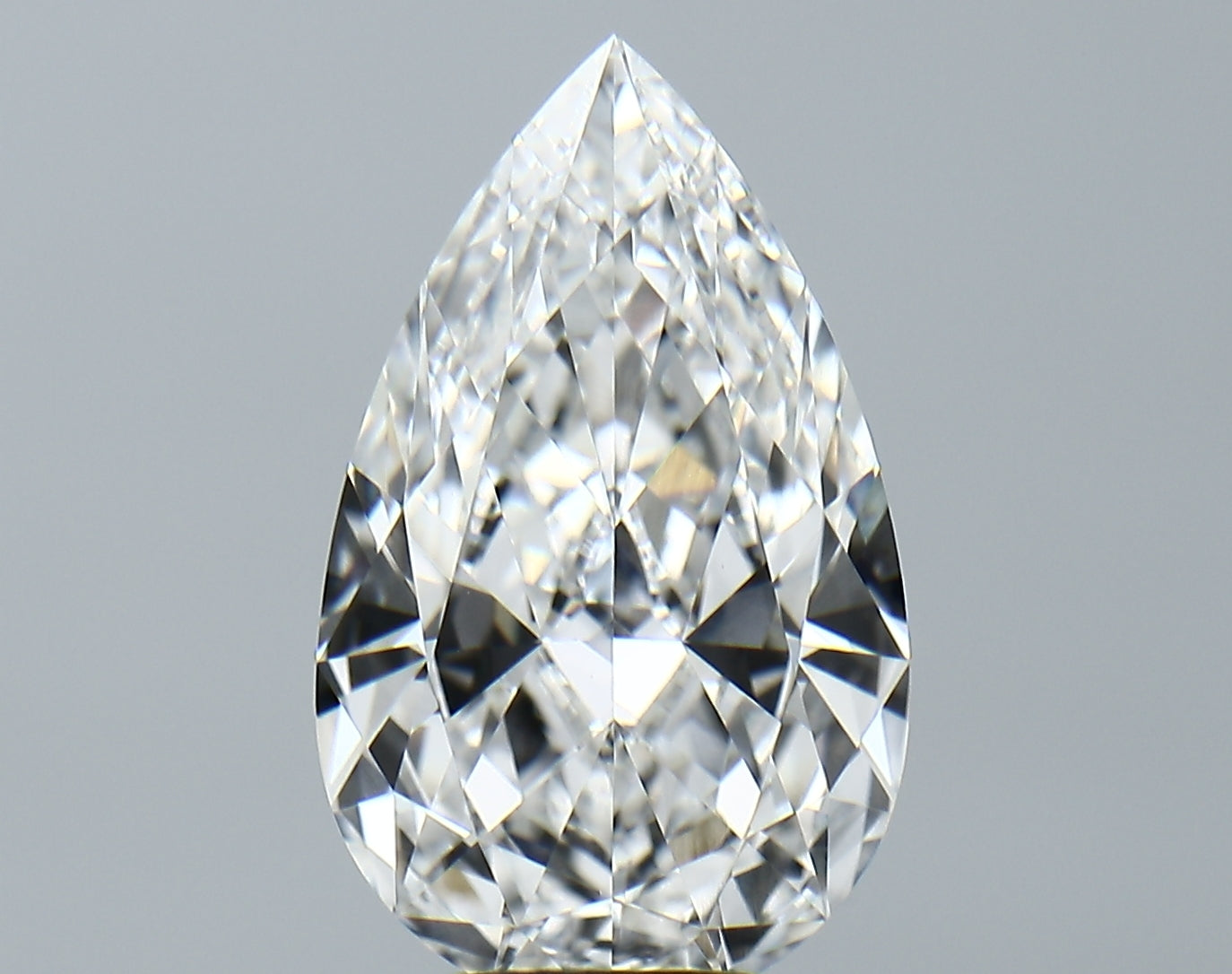 Lab-Grown 5.06 Carat Pear Shape Diamond color E Clarity VVS2, precious stones, engagement diamonds