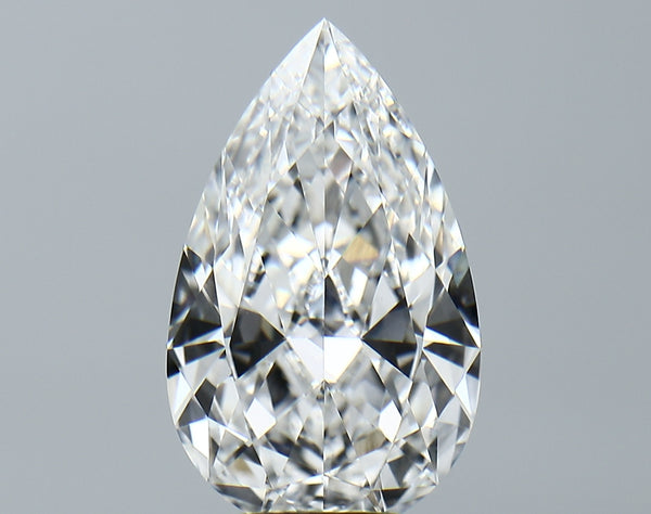 Lab-Grown 5.06 Carat Pear Shape Diamond color E Clarity VVS2, precious stones, engagement diamonds