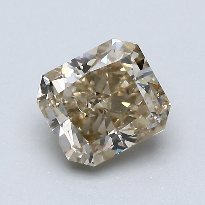 1.01 Carat Radiant Cut Natural Mined Diamond Fancy Yellow Brown Color SI2 Clarity With GIA Certificate, natural diamonds, precious stones, engagement diamonds