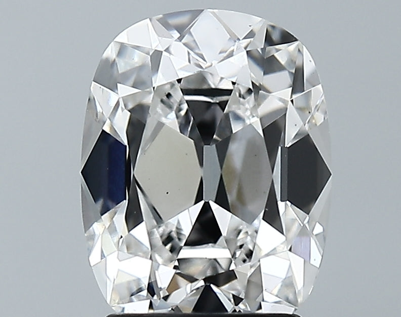 Lab-Grown 2.68 Carat Antique Cushion Cut Diamond color E Clarity VS2 With GIA Certificate, precious stones, engagement diamonds