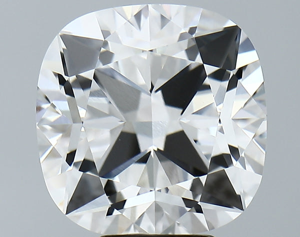 Lab-Grown 6.59 Carat Square Cushion Cut Diamond color E Clarity VVS2 With GIA Certificate, precious stones, engagement diamonds
