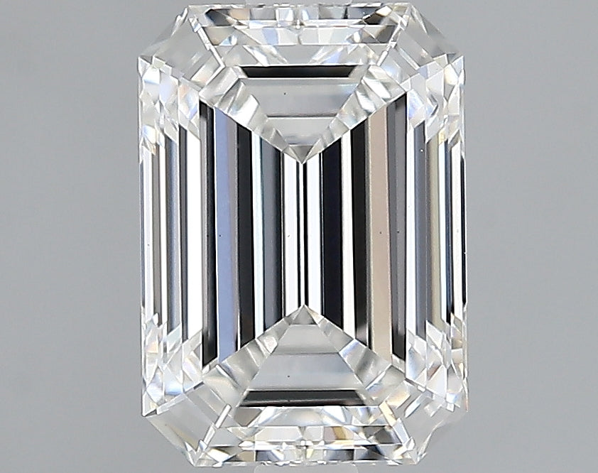 Lab-Grown 1.74 Carat Emerald Cut Diamond color E Clarity VS1, precious stones, engagement diamonds