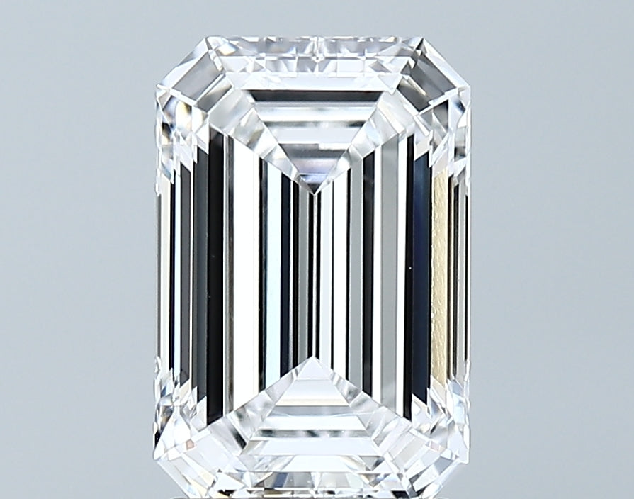 Lab-Grown 2.39 Carat Emerald Cut Diamond color D Clarity VS2 With GIA Certificate, precious stones, engagement diamonds