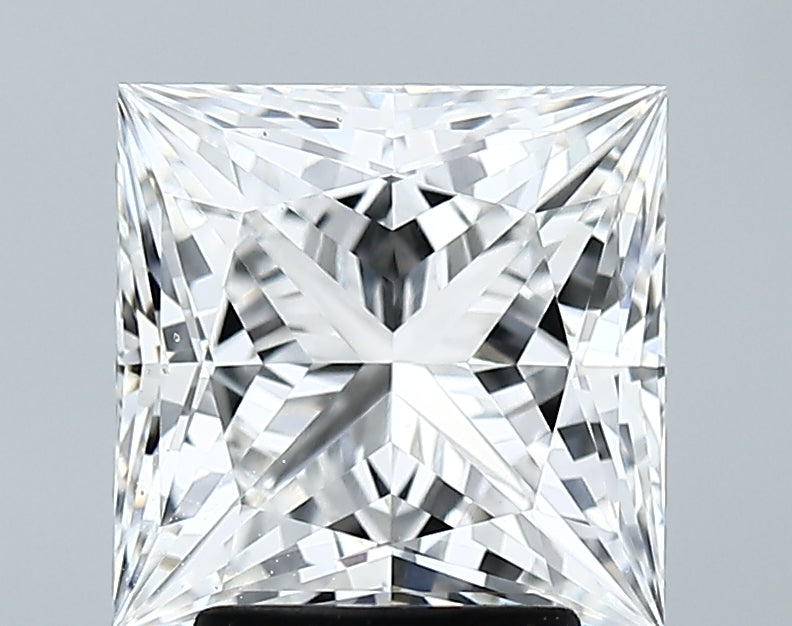 Lab-Grown 3.34 Carat Princess Cut Diamond color E Clarity VVS1 With GIA Certificate, precious stones, engagement diamonds