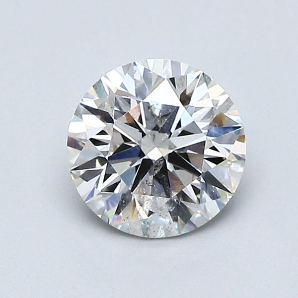 1.00 Carat Round Brilliant Natural Mined Diamond G Color I2 Clarity With GIA Certificate, natural diamonds, precious stones, engagement diamonds