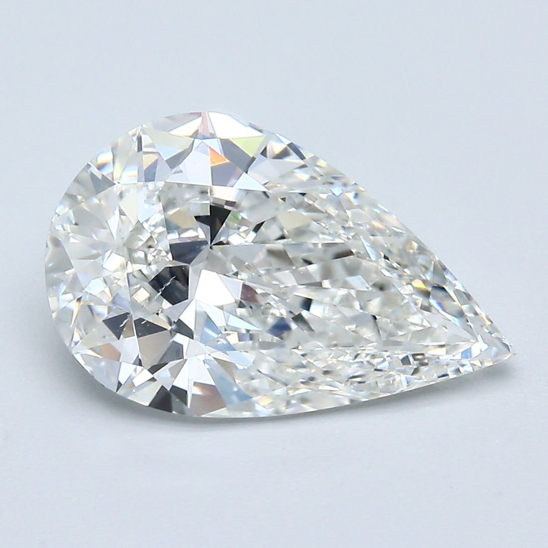 3.08 Carat Pear Shape Natural Mined Diamond H Color SI1 Clarity With GIA Certificate, natural diamonds, precious stones, engagement diamonds