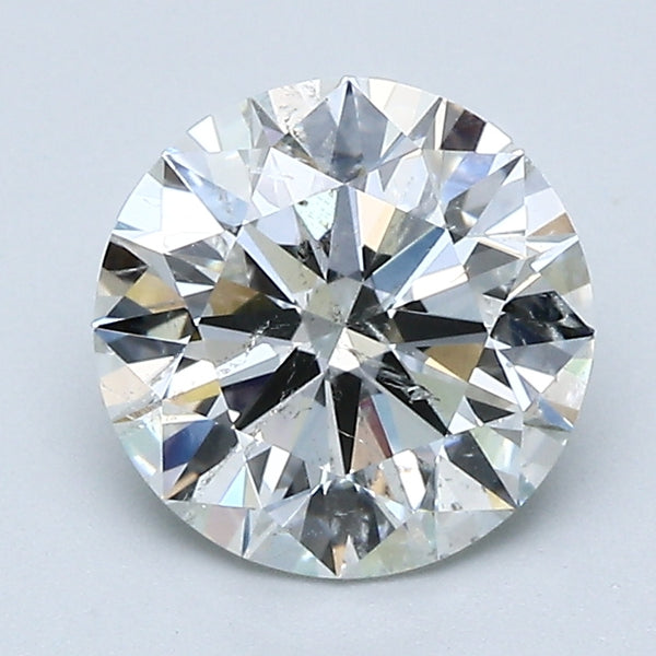2.01 Carat Round Brilliant Natural Mined Diamond H Color SI2 Clarity With GIA Certificate, natural diamonds, precious stones, engagement diamonds