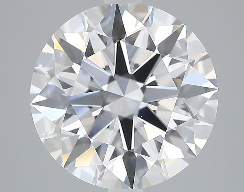 Lab-Grown 3.56 Carat Round Brilliant Diamond color E Clarity VVS2, precious stones, engagement diamonds