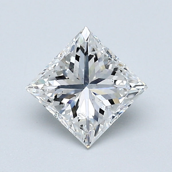 0.97 Carat Princess Cut Natural Mined Diamond E Color SI1 Clarity With GIA Certificate, natural diamonds, precious stones, engagement diamonds
