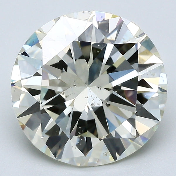 3.91 Carat Round Brilliant Natural Mined Diamond N Color SI2 Clarity With GIA Certificate, natural diamonds, precious stones, engagement diamonds