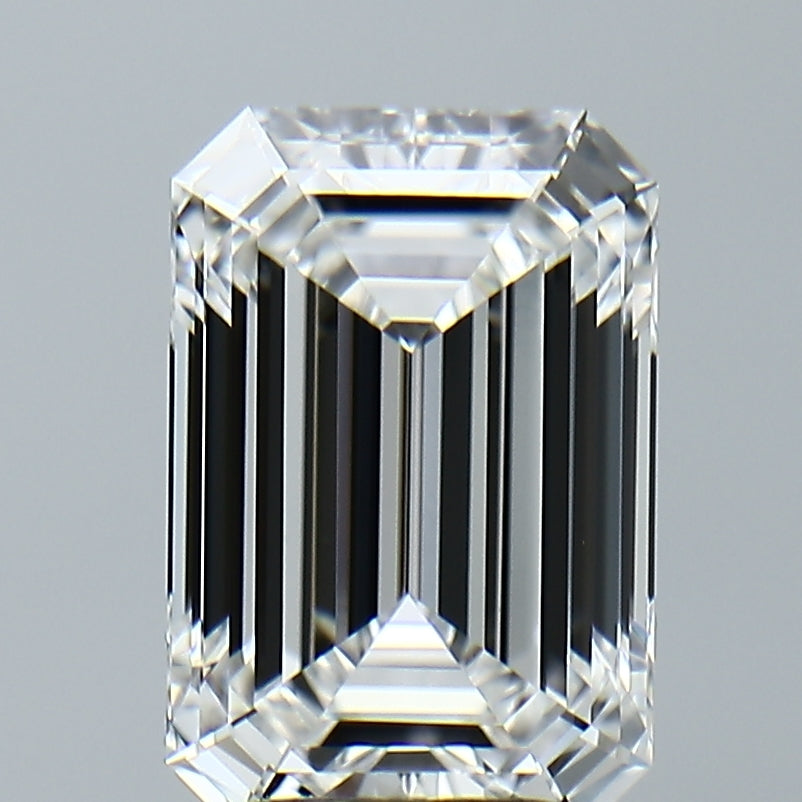 Lab-Grown 3.67 Carat Emerald Cut Diamond color E Clarity VVS2, precious stones, engagement diamonds