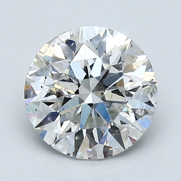 1.53 Carat Round Brilliant Natural Mined Diamond G Color I2 Clarity With GIA Certificate, natural diamonds, precious stones, engagement diamonds