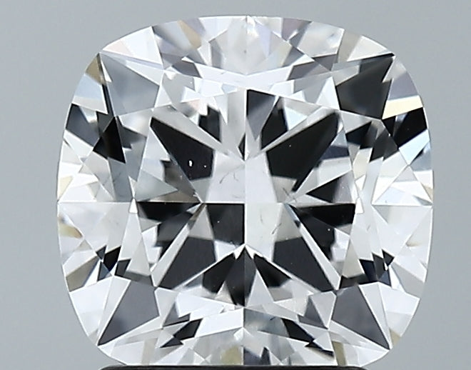 Lab-Grown 2.28 Carat Square Cushion Cut Diamond color E Clarity VS2 With GIA Certificate, precious stones, engagement diamonds