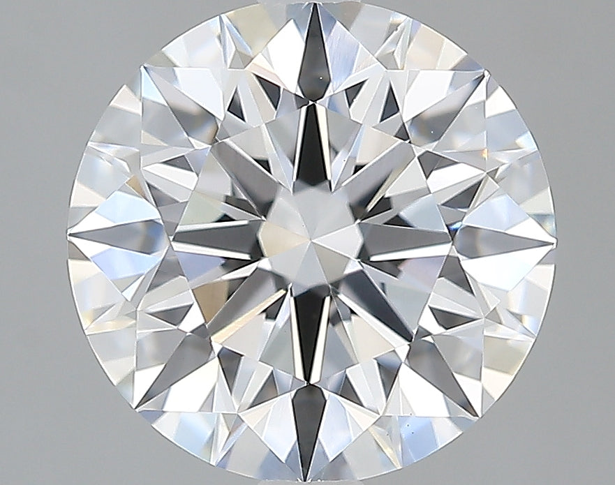 Lab-Grown 2.68 Carat Round Brilliant Diamond color E Clarity VS1, precious stones, engagement diamonds