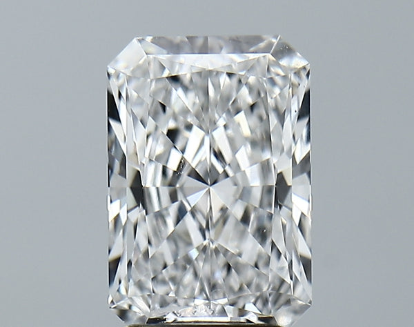 Lab-Grown 2.72 Carat Radiant Cut Diamond color E Clarity VS1 With GIA Certificate, precious stones, engagement diamonds