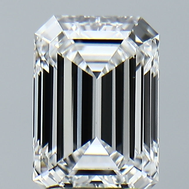 Lab-Grown 2.45 Carat Emerald Cut Diamond color D Clarity VVS2, precious stones, engagement diamonds