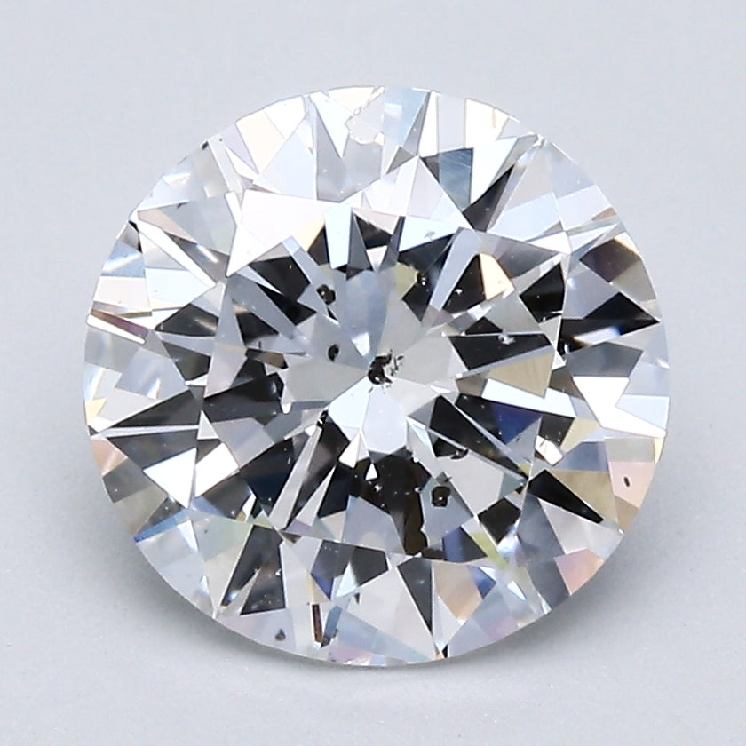 2.7 Carat Round Brilliant Diamond Loose D-SI2 Natural GIA Certified, natural diamonds, precious stones, engagement diamonds