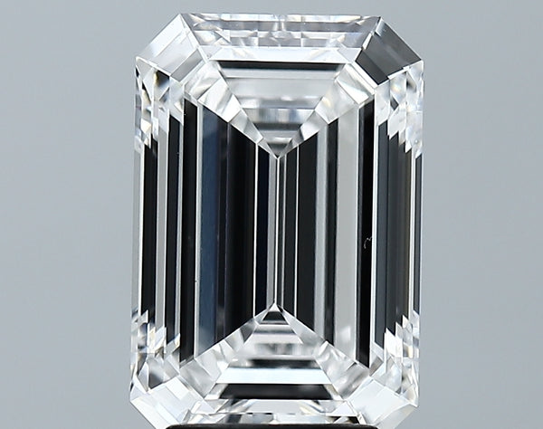 Lab-Grown 3.74 Carat Emerald Cut Diamond color E Clarity VS1 With GIA Certificate, precious stones, engagement diamonds