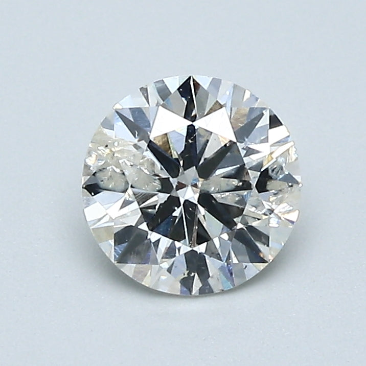 0.75 Carat Round Brilliant Natural Mined Diamond F Color I2 Clarity With GIA Certificate, natural diamonds, precious stones, engagement diamonds