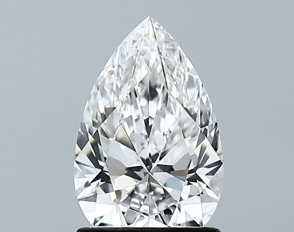 Lab-Grown 1.21 Carat Pear Shape Diamond color D Clarity VVS2, precious stones, engagement diamonds