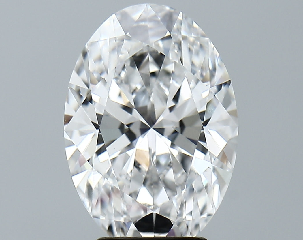 Lab-Grown 4.10 Carat Oval Shape Diamond color D Clarity VVS2 With GIA Certificate, precious stones, engagement diamonds