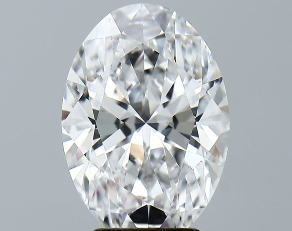 Lab-Grown 4.10 Carat Oval Shape Diamond color D Clarity VVS2 With GIA Certificate, precious stones, engagement diamonds