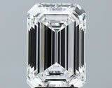 Lab-Grown 3.67 Carat Emerald Cut Diamond color E Clarity VVS2 With GIA Certificate, precious stones, engagement diamonds