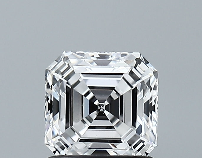 Lab-Grown 1.02 Carat Asscher Cut Diamond color D Clarity VS1, precious stones, engagement diamonds