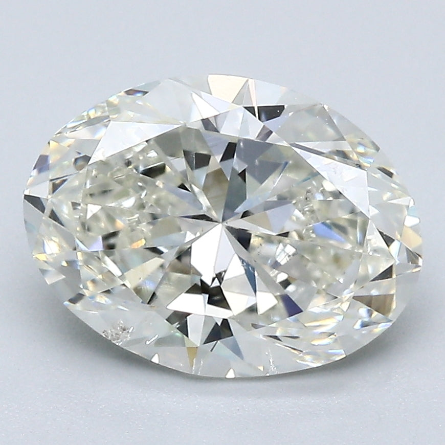 2.90 Carat Oval Shape Natural Mined Diamond J Color SI2 Clarity With GIA Certificate, natural diamonds, precious stones, engagement diamonds