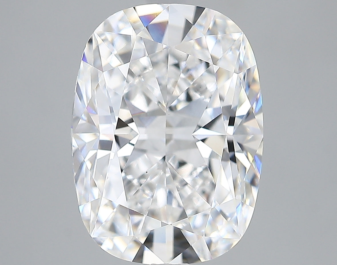 Lab-Grown 4.10 Carat Cushion Brilliant Diamond color D Clarity VS1, precious stones, engagement diamonds