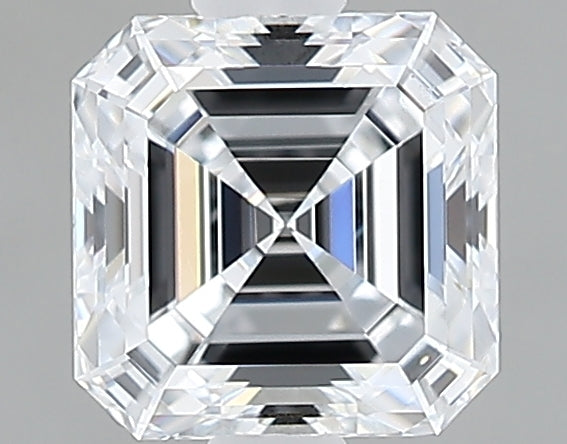 Lab-Grown 1.03 Carat Asscher Cut Diamond color E Clarity VVS2 With GIA Certificate, precious stones, engagement diamonds