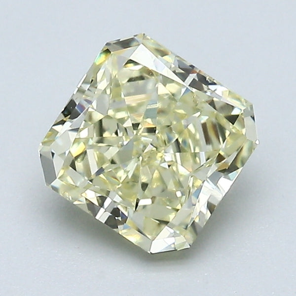 1.30 Carat Radiant Cut Natural Mined Diamond Fancy Light  Yellow Color VS2 Clarity With GIA Certificate, natural diamonds, precious stones, engagement diamonds