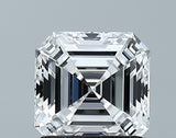 Lab-Grown 1.37 Carat Asscher Cut Diamond color D Clarity VVS2 With GIA Certificate, precious stones, engagement diamonds