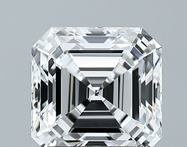 Lab-Grown 1.73 Carat Asscher Cut Diamond color D Clarity VVS2 With GIA Certificate, precious stones, engagement diamonds