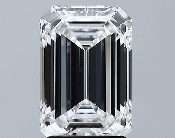 Lab-Grown 2.55 Carat Emerald Cut Diamond color D Clarity VS1 With GIA Certificate, precious stones, engagement diamonds