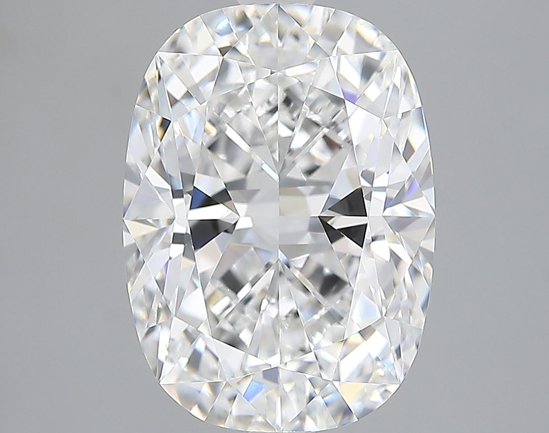 Lab-Grown 3.19 Carat Cushion Brilliant Diamond color D Clarity VVS2, precious stones, engagement diamonds