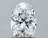 Lab-Grown 1.25 Carat Oval Shape Diamond color D Clarity VS1 With GIA Certificate, precious stones, engagement diamonds