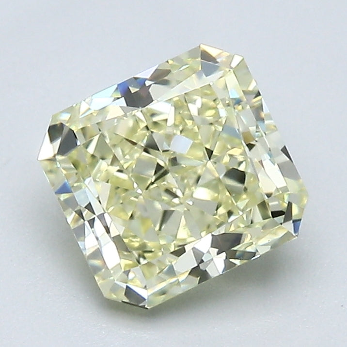 1.57 Carat Radiant Cut Natural Mined Diamond Fancy Light  Yellow Color VVS1 Clarity With GIA Certificate, natural diamonds, precious stones, engagement diamonds