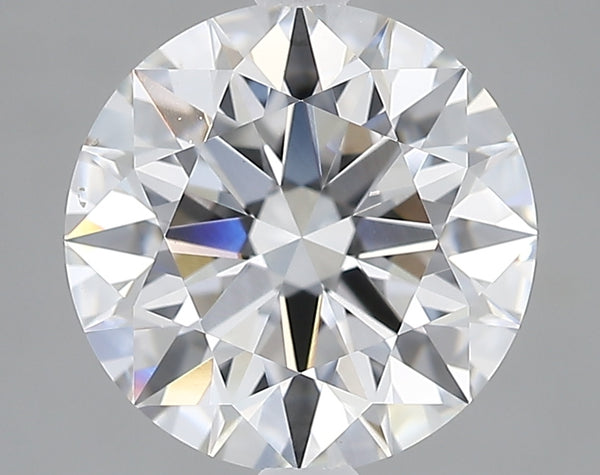 Lab-Grown 2.57 Carat Round Brilliant Diamond color E Clarity VVS2, precious stones, engagement diamonds
