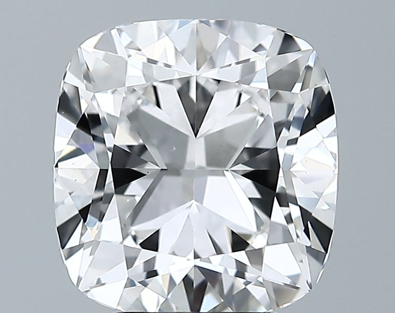 Lab-Grown 3.66 Carat Square Cushion Cut Diamond color E Clarity VS1, precious stones, engagement diamonds