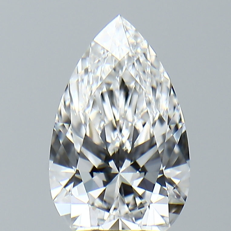 Lab-Grown 2.02 Carat Pear Shape Diamond color E Clarity VVS2, precious stones, engagement diamonds